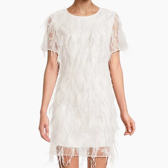Milly Rana Feather Dress - Picture 1 of 14